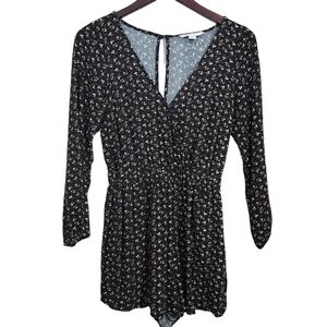 American Eagle Floral Romper - XS